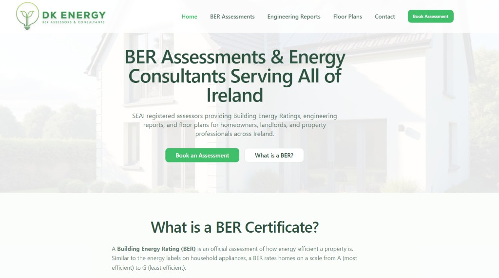 dkenergy.ie, homepage
